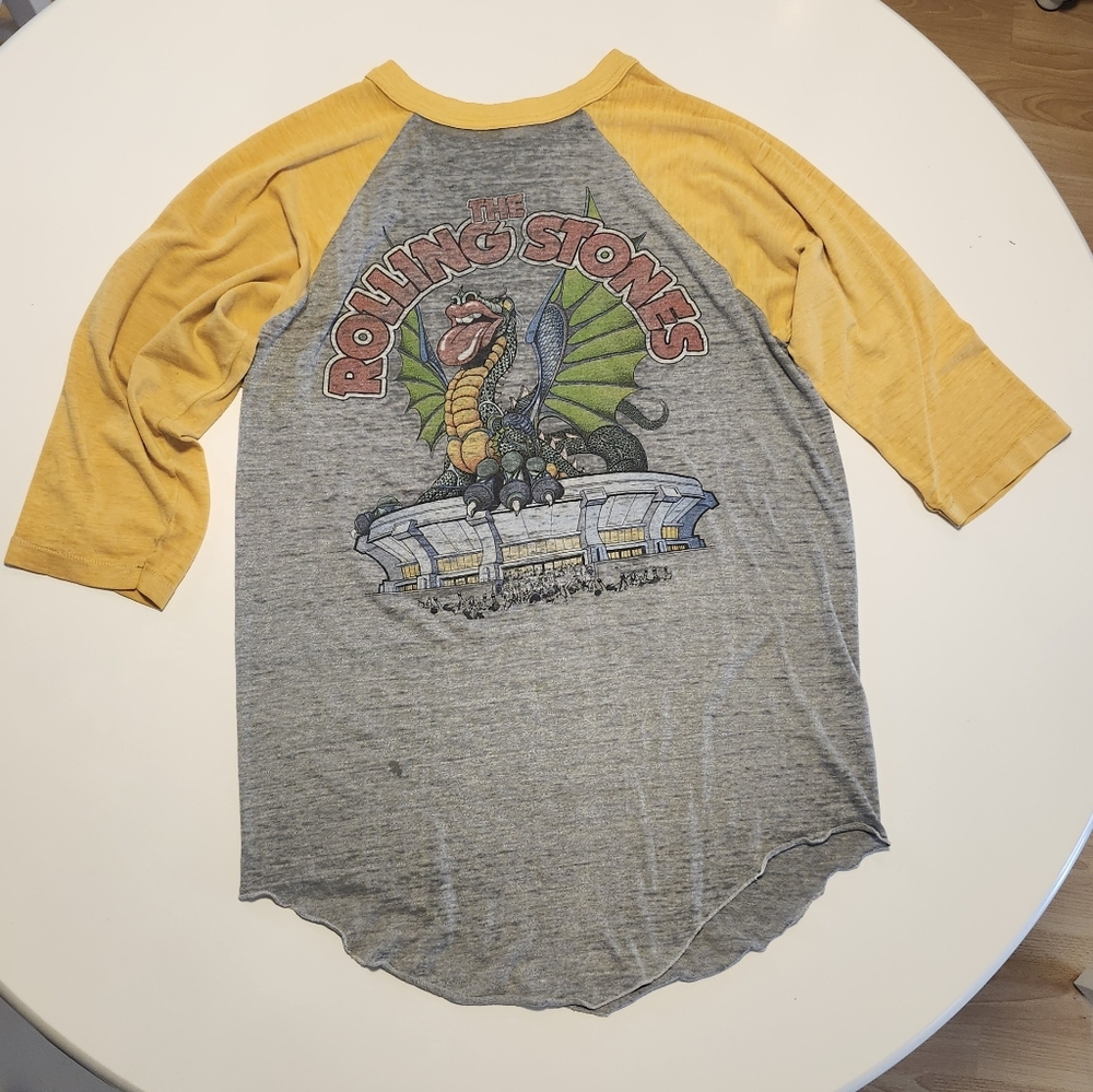 Vintage Rolling Stones 1981 Concert Longsleeve Crew Neck